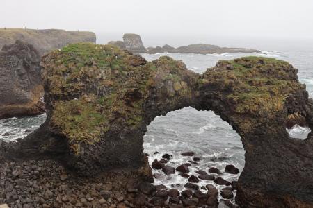 gatklettur snaefellsnaer islandia