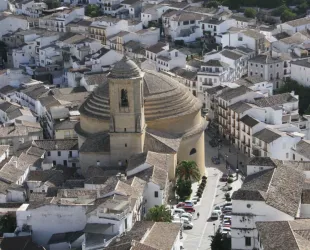 Iglesia de la Encarnación de Montefrío vista desde el Castillo de la Villa