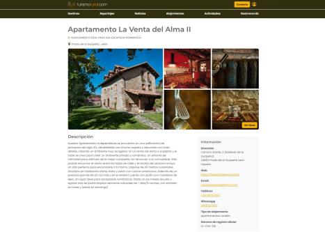Ficha de alojamiento de Turismorural.com